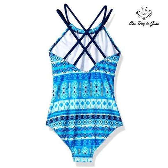 Kanu Surf Jasmine Halter One Piece Size 7 - Picture 2 of 4
